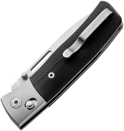 LionSteel Nini 2 Crossbar Lock Knife Black G10 Handle M390 Blade Premium EDC Tool for Collectors by LionSTEEL