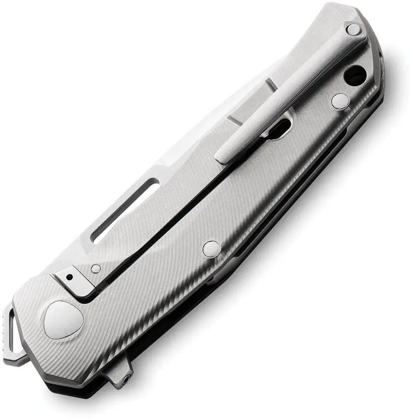 LionSTEEL Q4TTRO Framelock CF Premium MagnaCut Knife For EDC Enthusiasts With Carbon Fiber Handle And Titanium Back by LionSTEEL