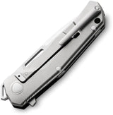 LionSTEEL Q4TTRO Framelock CF Premium MagnaCut Knife For EDC Enthusiasts With Carbon Fiber Handle And Titanium Back by LionSTEEL