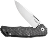 LionSTEEL Q4TTRO Framelock CF Premium MagnaCut Knife For EDC Enthusiasts With Carbon Fiber Handle And Titanium Back by LionSTEEL