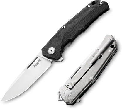 LionSteel Q4TTRO Framelock Knife MagnaCut Blade G10 Titanium Back Handle EDC Enthusiasts by LionSTEEL