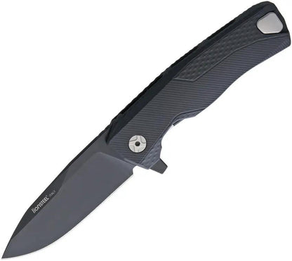 LionSteel Rok Framelock Knife With M390 Blade Black Aluminum Handle For Edc Enthusiasts Hwayl Clip Flipper Tab by LionSTEEL