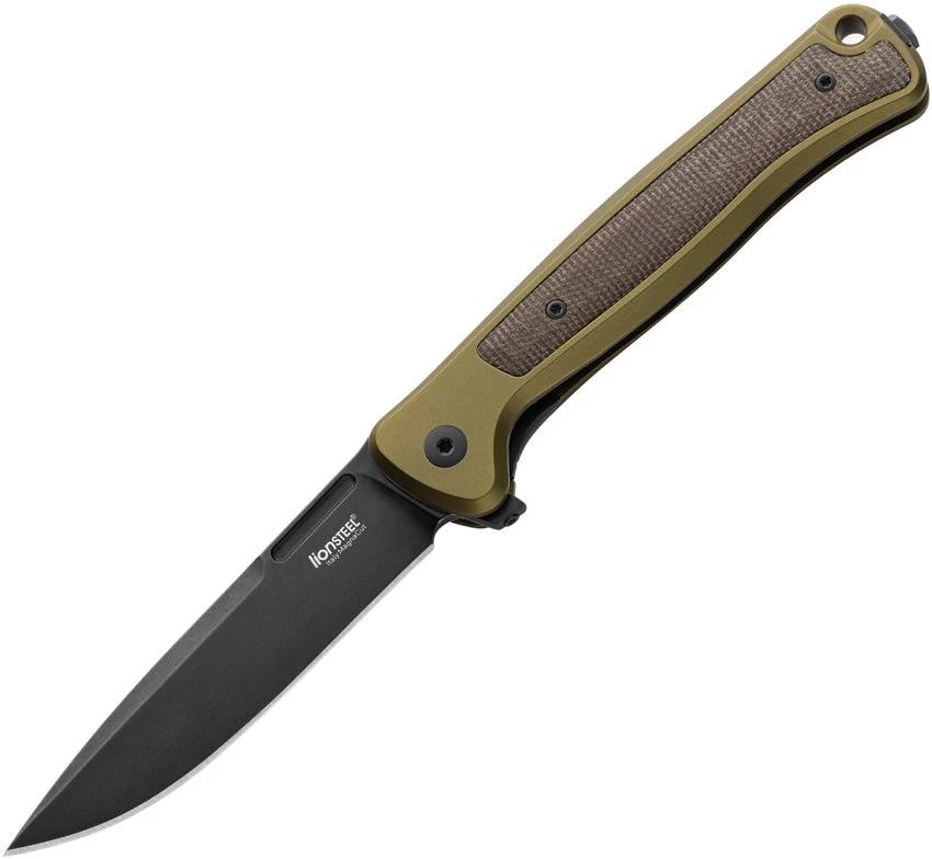 LionSTEEL Skinny Framelock Green Al SK01AGB by LionSTEEL