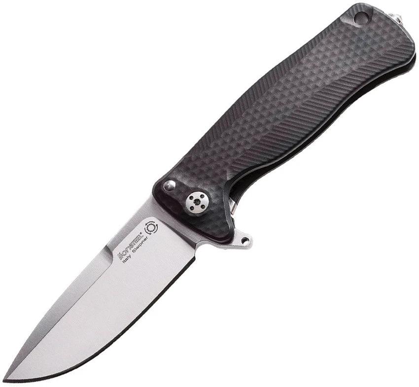 LionSTEEL SR22 Framelock Black Satin SR22A BS by LionSTEEL
