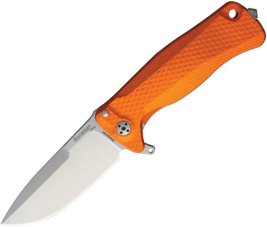 LionSTEEL SR22 Framelock Orange Satin SR22A OS by LionSTEEL
