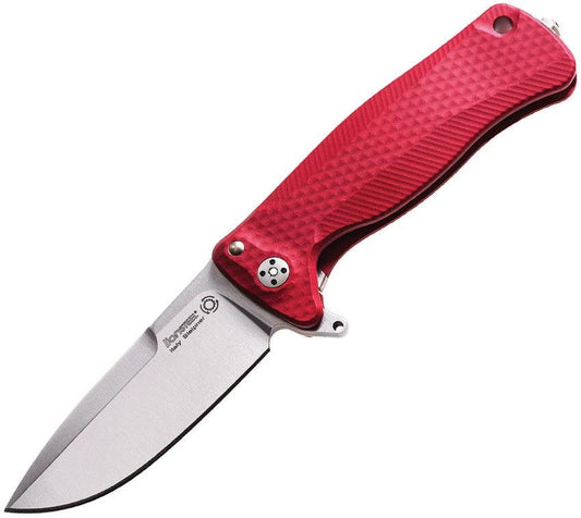 LionSTEEL SR22 Framelock Red Satin SR22A RS by LionSTEEL