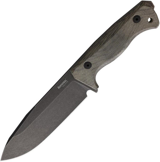 LionSTEEL T6 Fixed Blade Black/Green T6B 3V CVG by LionSTEEL