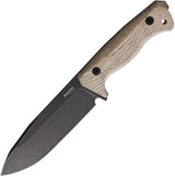 LionSTEEL T6 Fixed Blade Knife CPM 3V High Performance Natural Micarta Handle MOLLE Sheath Outdoor Enthusiasts by LionSTEEL