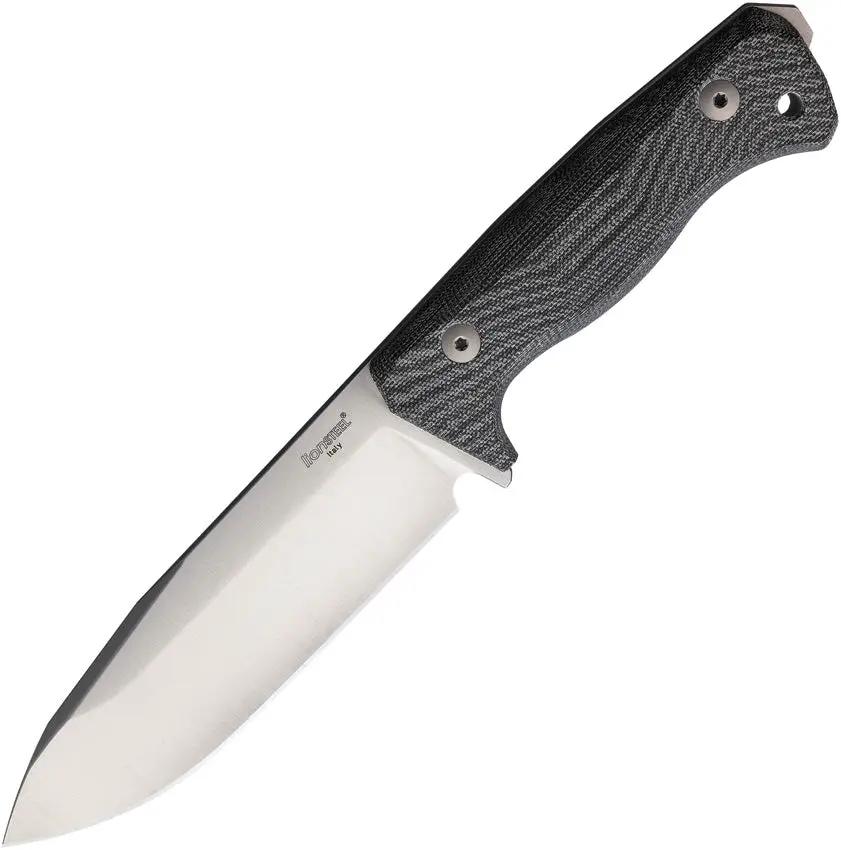LionSTEEL T6 Fixed Blade Knife With CPM 3V Steel For Outdoor Enthusiasts Black Micarta Handle MOLLE Sheath by LionSTEEL