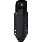 LionSTEEL T6 Fixed Blade Knife With CPM 3V Steel For Outdoor Enthusiasts Black Micarta Handle MOLLE Sheath by LionSTEEL