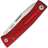 LionSteel Thrill Slip Joint Knife With M390 Blade Red Aluminum Handle IKBS HWAIL Clip Hidden For EDC Enthusiasts by LionSTEEL