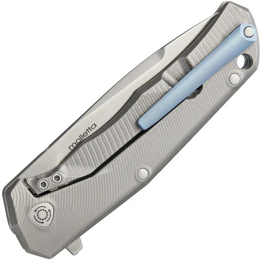 LionSTEEL TRE Titanium Framelock Knife Blue For EDC Enthusiasts Premium Craftsmanship by LionSTEEL