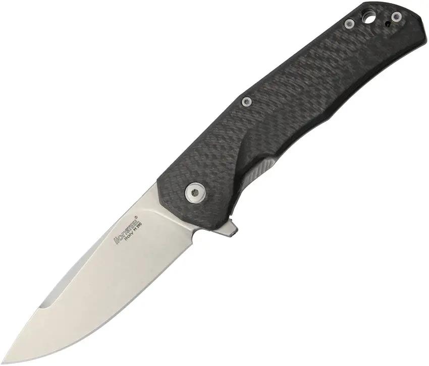 LionSTEEL TRE Titanium Framelock EDC Knife with Carbon Fiber Handle and M390 Blade by LionSTEEL