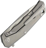 LionSTEEL TRE Titanium Framelock EDC Knife with Carbon Fiber Handle and M390 Blade by LionSTEEL