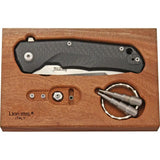 LionSTEEL TRE Titanium Framelock EDC Knife with Carbon Fiber Handle and M390 Blade by LionSTEEL