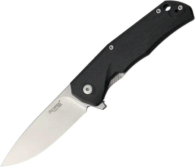 LionSTEEL TRE G10 Framelock Knife Black GBK With M390 Drop Point Blade For Premium EDC Enthusiasts by LionSTEEL