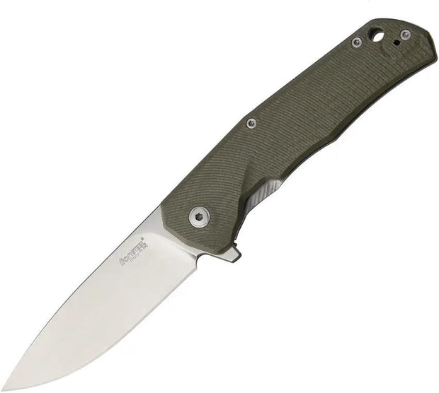 LionSteel TRE G10 Framelock Knife Green G10 Handle M390 Blade 2.88 Inch Stonewash For EDC Enthusiasts by LionSTEEL