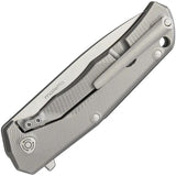 LionSteel TRE G10 Framelock Knife Green G10 Handle M390 Blade 2.88 Inch Stonewash For EDC Enthusiasts by LionSTEEL