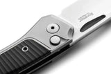 LionSteel Twain Button Lock Folding Knife MagnaCut Blade G10 Titanium Handle EDC by LionSTEEL