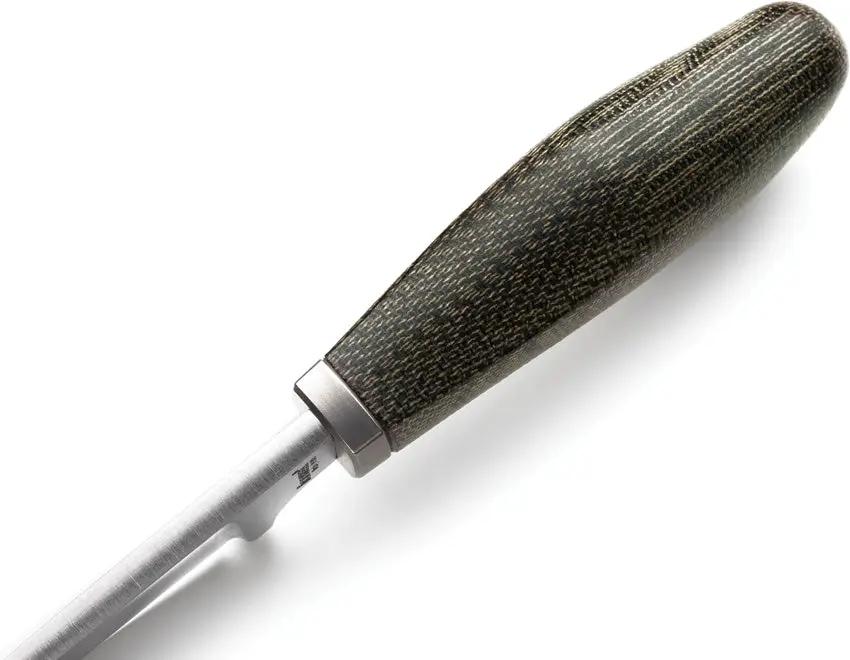 LionSteel Willy Fixed Blade Knife WL1 CVG Green Canvas Micarta Handle For Outdoorsmen by LionSTEEL