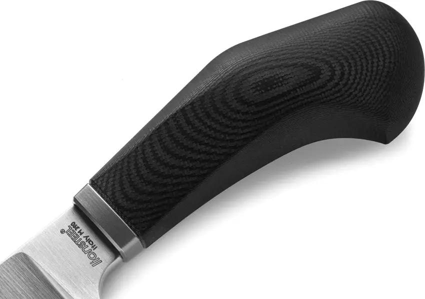 LionSteel Willy Fixed Blade Knife With Black G10 Handle And M390 Satin Blade For EDC Enthusiasts by LionSTEEL