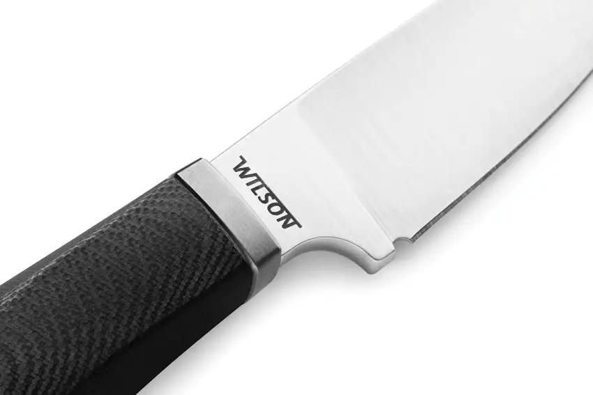 LionSteel Willy Fixed Blade Knife With Black G10 Handle And M390 Satin Blade For EDC Enthusiasts by LionSTEEL