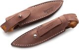 LionSTEEL Willy Fixed Blade Knife Olive Wood Handle M390 Steel Outdoor EDC for Hunters Premium by LionSTEEL