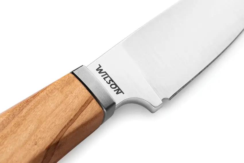 LionSTEEL Willy Fixed Blade Knife Olive Wood Handle M390 Steel Outdoor EDC for Hunters Premium by LionSTEEL
