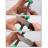 Lansky LTRIM Ceramic Knife Sharpener Multi Tool Keychain For Outdoorsmen Serrated And Straight Edge Blades by Lansky