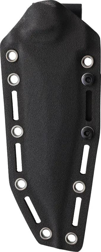 Lotar Combat Khaos Revenger Fixed Blade Knife - DLC Coated CPM 3V Tanto Blade With Black G10 Handle by LOTAR Combat