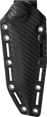 LOTAR Combat Khaos Revenger Fixed Blade - CPM-3V DLC Coated Tanto, Carbon Fiber Handle, Finger Ring by LOTAR Combat