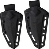 Lotar Combat OREV GW And DW Collector Set - D2 Steel Blades With HyperBlack Finish Ambidextrous Kydex Sheath by LOTAR Combat