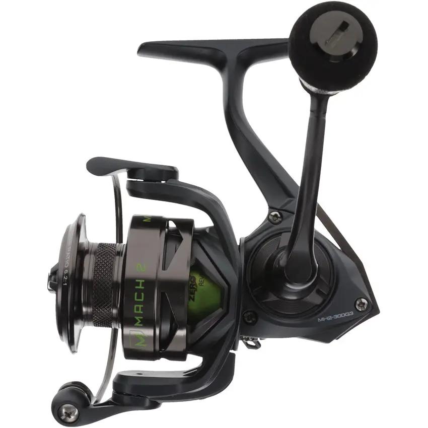 Lew's Mach 2 Spinning Reel Gen 3 MH2-200G3 - 9 Plus 1 Bearings, Aluminum Frame, DuraMax Drag, 6.2:1 Gear by Lew's