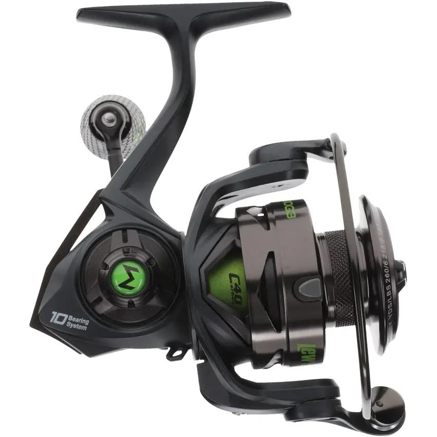 Lew's Mach 2 Spinning Reel Gen 3 MH2-200G3 - 9 Plus 1 Bearings, Aluminum Frame, DuraMax Drag, 6.2:1 Gear by Lew's