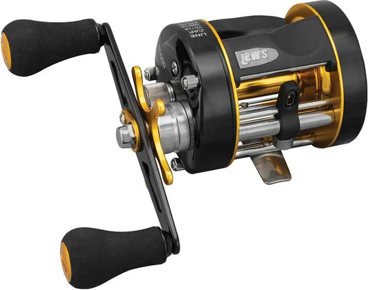 Lew's Speed Cast Round Bait Reel SC600 - Right Hand Retrieve With Carbon Fiber Drag System And 23 Inch Per Turn by Lew's
