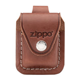 Zippo® Brown Leather Lighter Pouch – Loop Style (LPLB) by Zippo