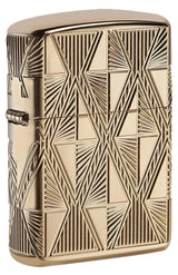 Zippo Armor® Luxury Diamond High Polish Gold Plate Windproof Lighter by Zippo