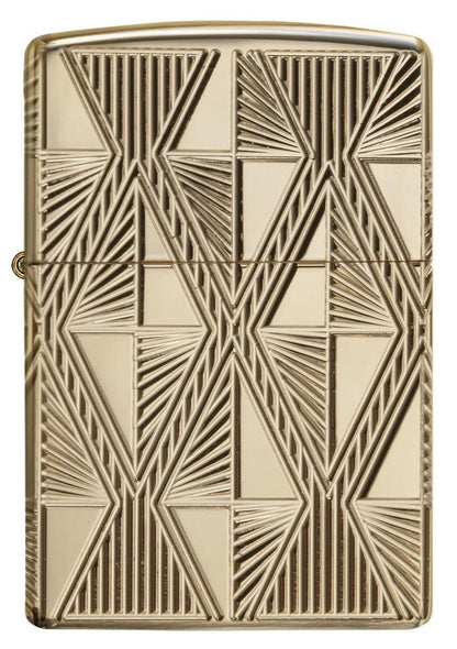 Zippo Armor® Luxury Diamond High Polish Gold Plate Windproof Lighter