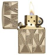 Zippo Armor® Luxury Diamond High Polish Gold Plate Windproof Lighter by Zippo