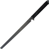 Ninja Forge Ninja Sword HK-1066 - Full Tang 26 1/8 Inch Overall Length, 16 3/4 Inch Black Blade, Cord Wrapped Handle by Miscellaneous