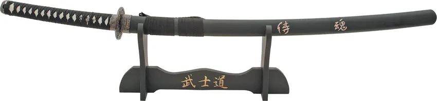 Samurai Spirit Katana SW-317 - Stainless Blade White Rayskin Handle Dragon Tsuba Includes Display Stand by Miscellaneous