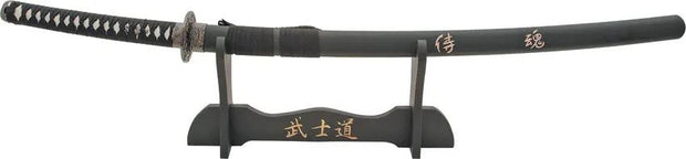 Samurai Spirit Katana SW-317 - Stainless Blade White Rayskin Handle Dragon Tsuba Includes Display Stand by Miscellaneous