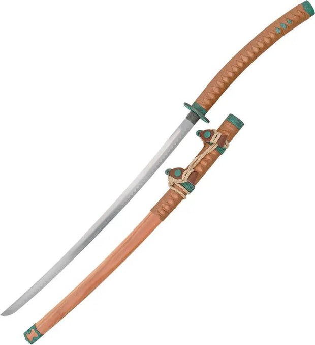 Jintachi JS-676 Sword - Sharpened Stainless Blade With Simulated Temper Line And Wood Scabbard by Miscellaneous