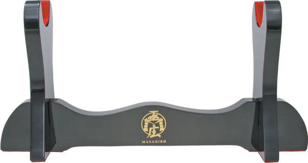 MA-1SD Sword Stand - Black Lacquer Wood Tabletop Display For One Sword, 15 5/8 X 7 1/2 Inches by Miscellaneous