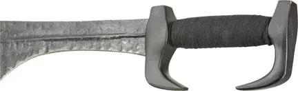 Spartan Sword SW1022 - Antiqued Steel Blade With Black Cloth Grip And Black Finish Guard And Pommel by Miscellaneous