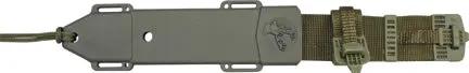 HK Survival Knife HK-6001 - 12 Inch Sawback Blade With OD Green Textured Handle And Sheath by Miscellaneous
