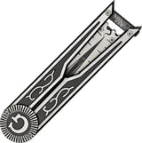 Mason Forge Miscellaneous Masonic Folder KN-1462 - Paratrooper Action Stainless Blade Silver Black Handles by Miscellaneous
