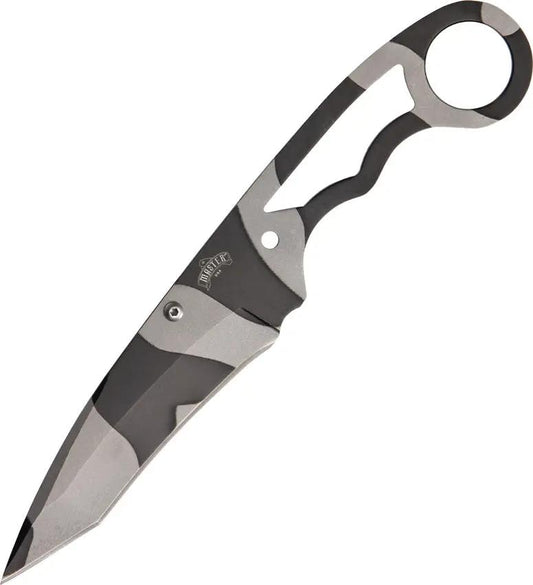 Miscellaneous MU-1119UC Neck Knife - Recurve Tanto Blade With Urban Camouflage Stainless Construction by Miscellaneous