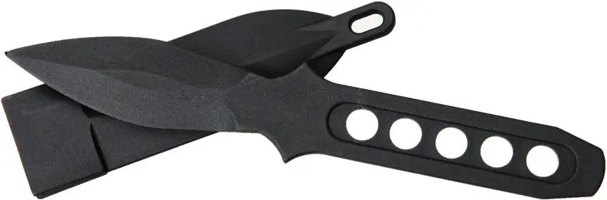 CIA Sticker Knife GB0076 MIL1023S - One Piece Black Polycarbonate Construction With Lanyard Slot by Miscellaneous