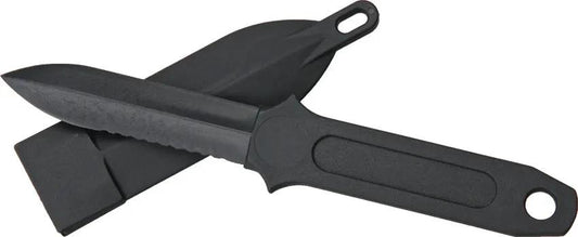 CIA MIL1023 Sticker Knife MIL1023S - 7 Inch Overall 3 Inch Double Edge Blade Partially Serrated On One Side by Miscellaneous